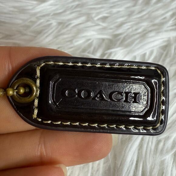 1.5" y2k COACH Vintage Special Edition 2004 Fob Bag Charm Hang tag Hangtag - Picture 1 of 2